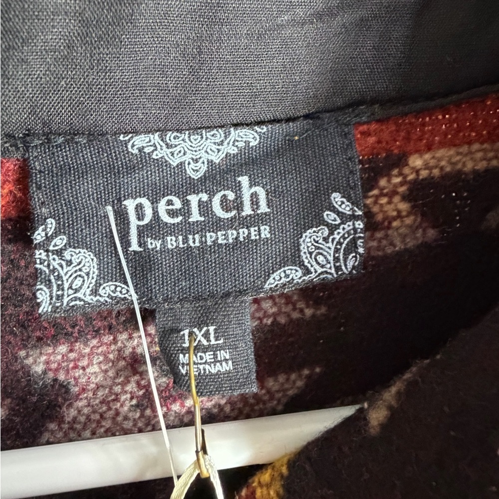 NWT Perch by Blue Pepper Aztec Print Shacket #0014 & #0061 - Picture 4 of 9